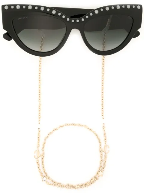 Sonja studded cat-eye sunglasses
