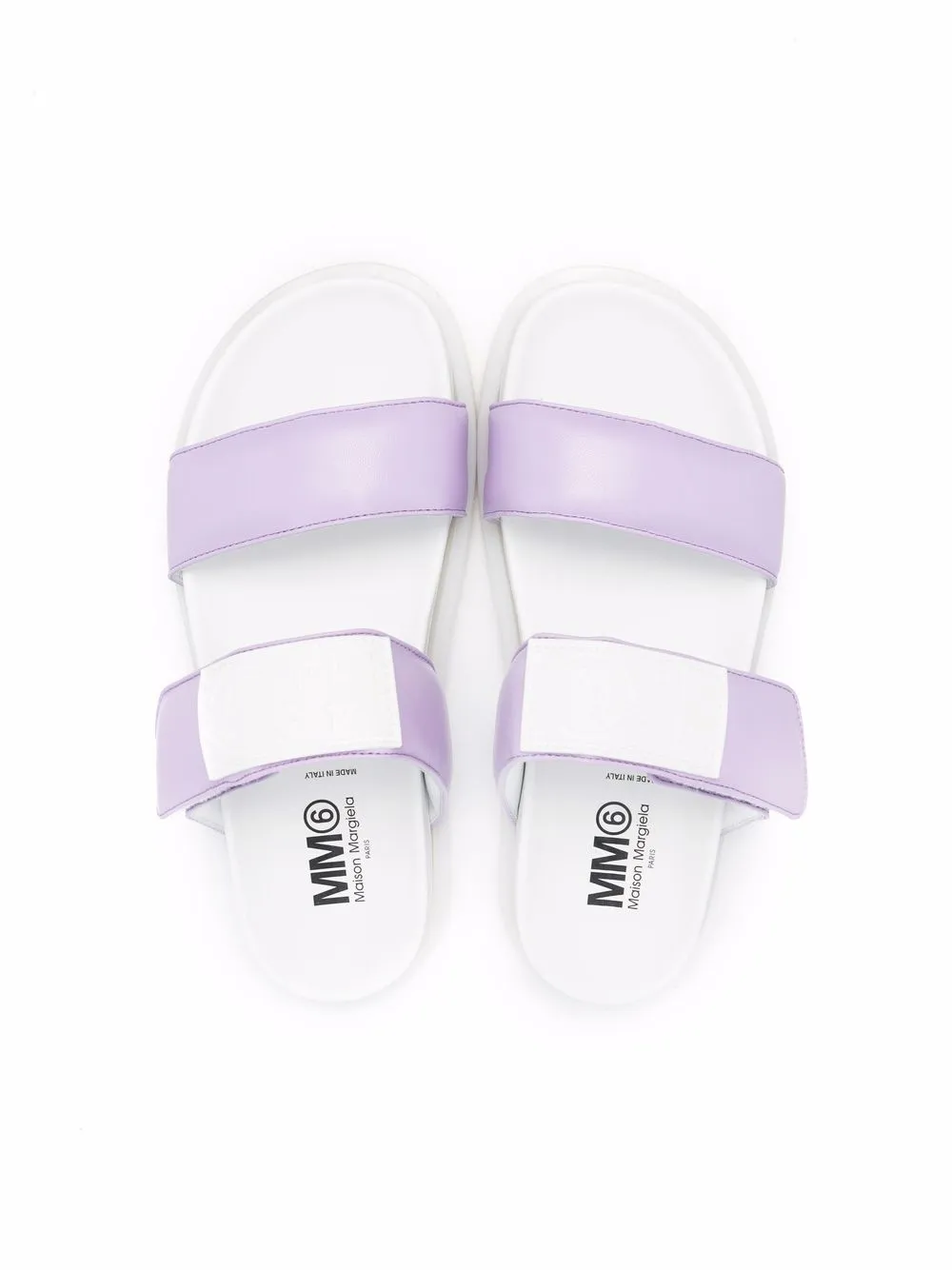 фото Mm6 maison margiela kids сандалии на липучках