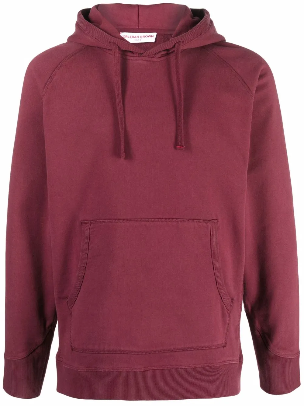 

Orlebar Brown hoodie Francis con cordones - Rojo