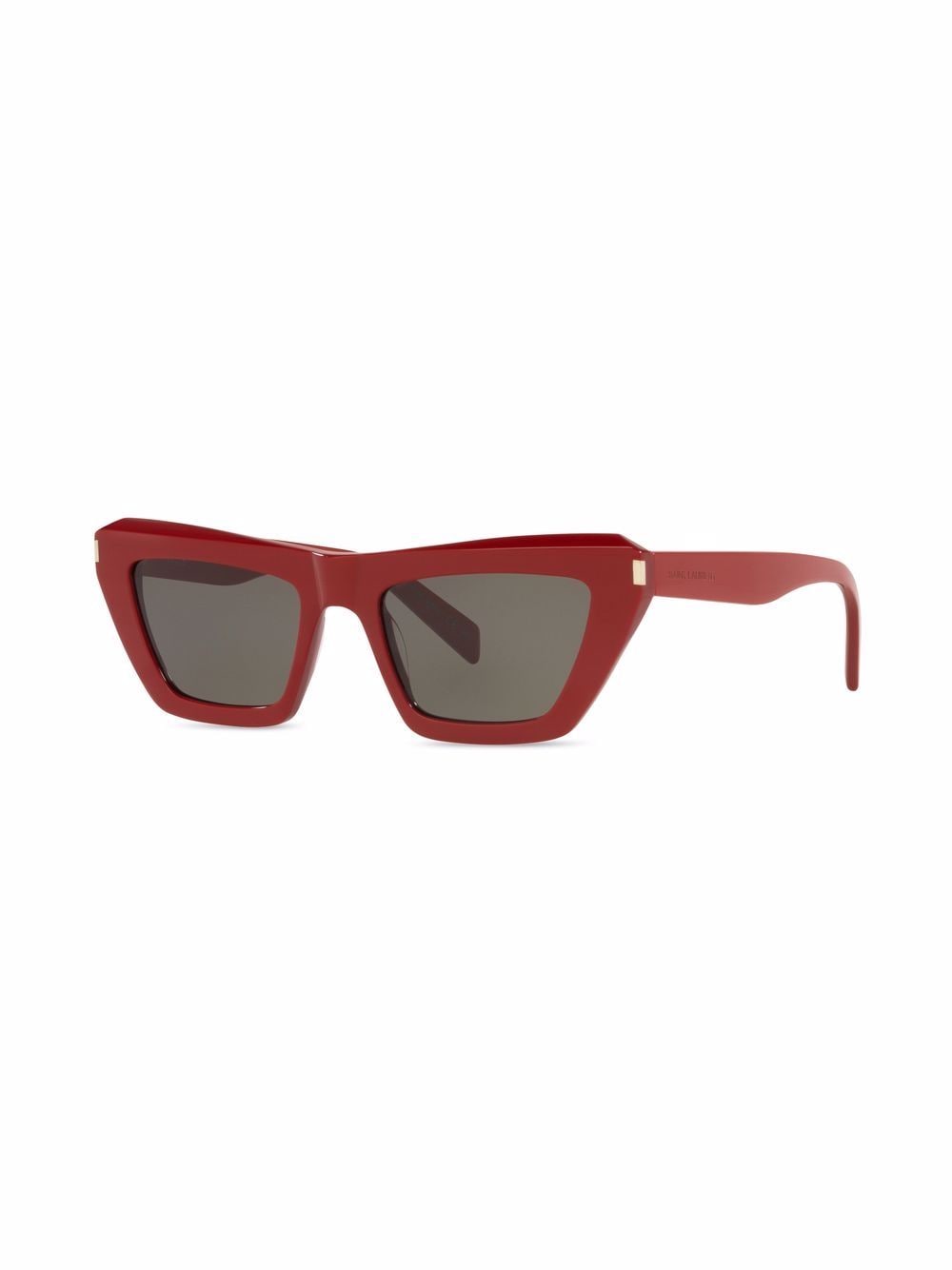 Saint Laurent Eyewear Zonnebril met cat-eye montuur Rood