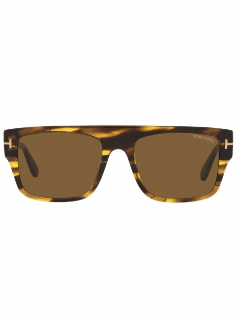 TOM FORD Eyewear tortoiseshell-effect square-frame sunglasses