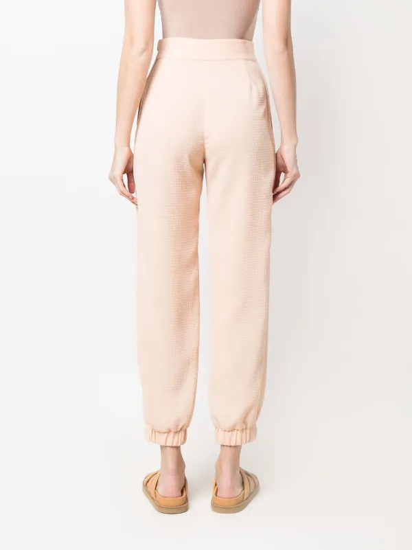 See By Chloé high-waisted waffle-knit 