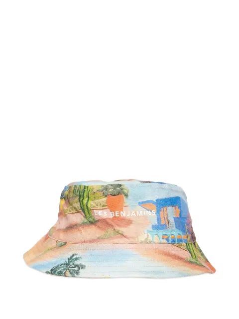 Les Benjamins printed bucket hat