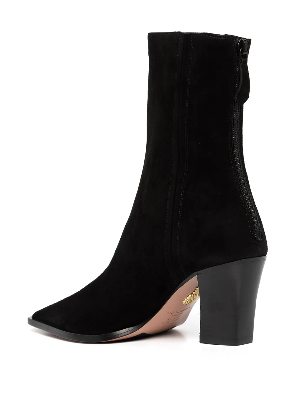 Aquazzura suede ankle boots Black