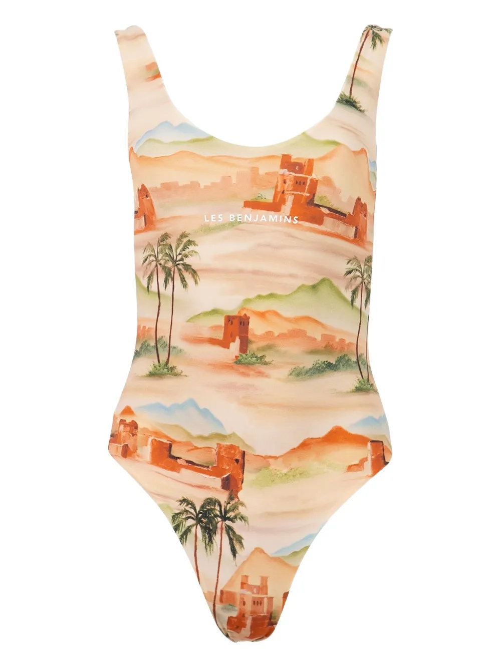 Les Benjamins Printed Swimsuit In Multi