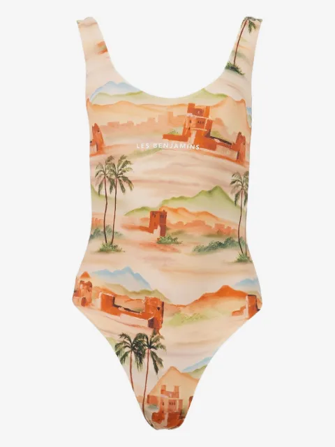 Les Benjamins traje de baño estampado