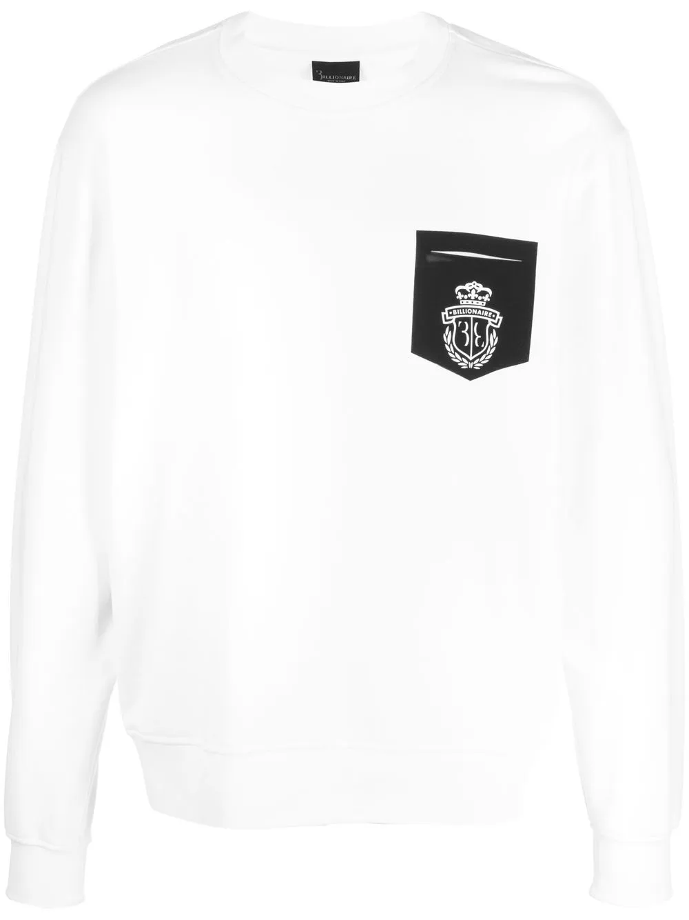 

Billionaire sudadera manga larga - Blanco