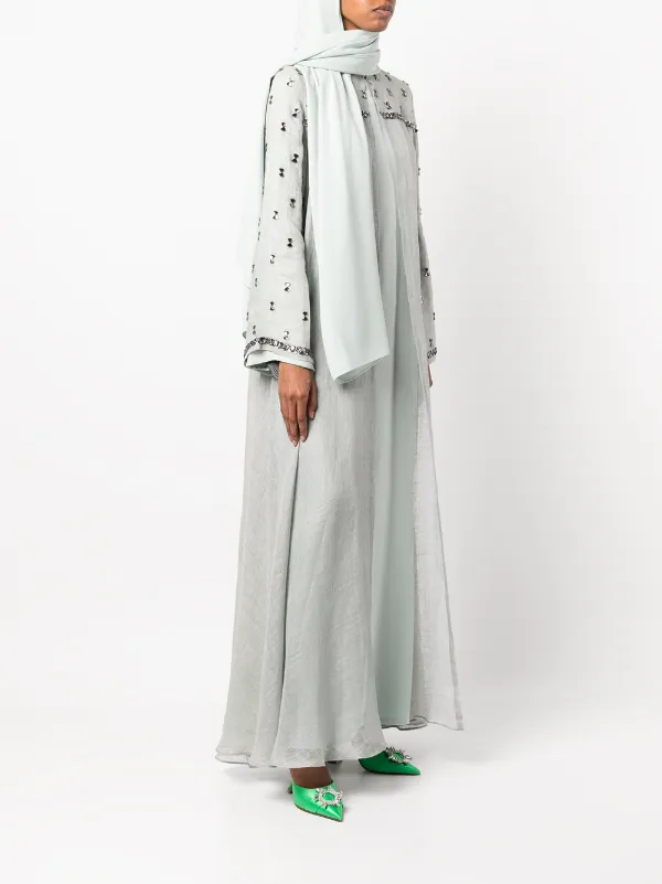 Atelier Zuhra crystal-embellished Abaya 