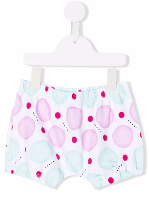 Marni Kids شورت بطبعة منقطة