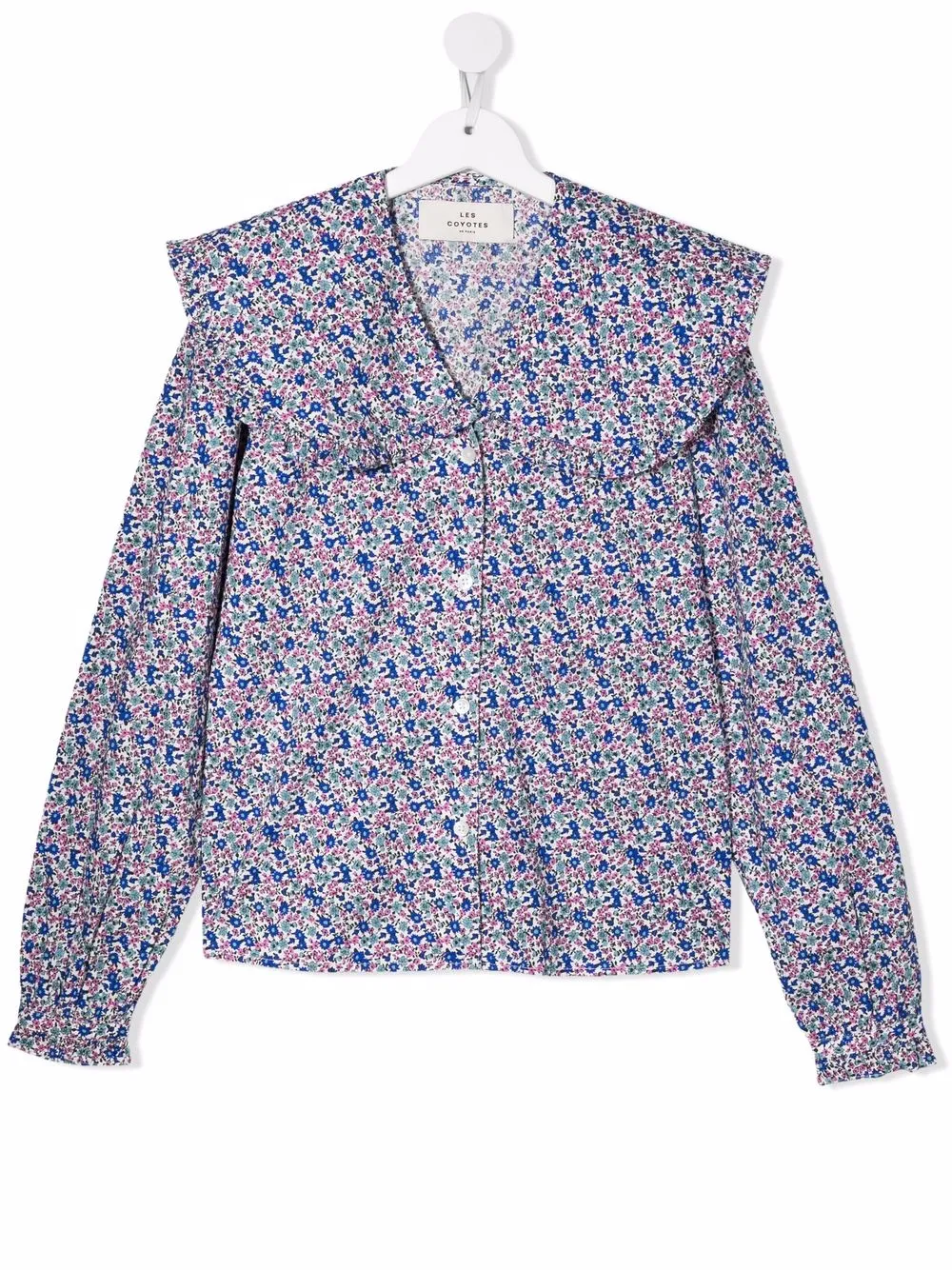 

Les Coyotes De Paris blusa con estampado floral - Blanco