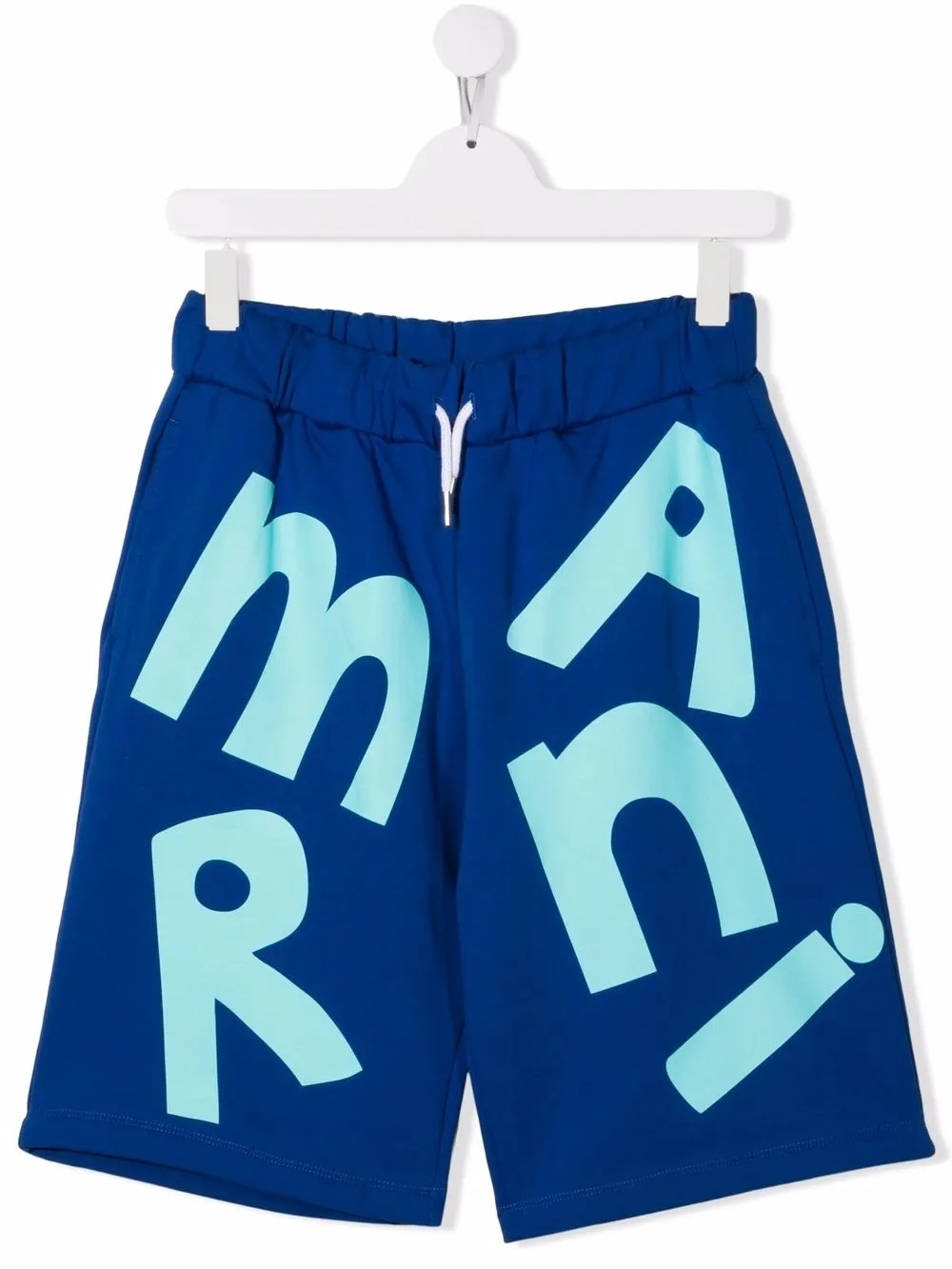 

Marni Kids shorts con logo - Azul