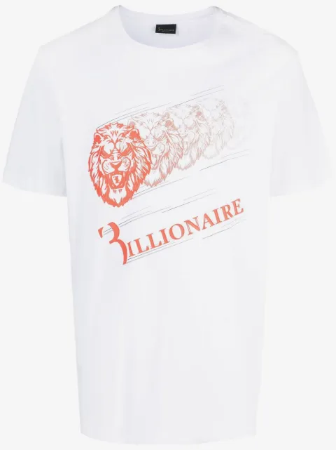 Billionaire t-shirt med logotyp