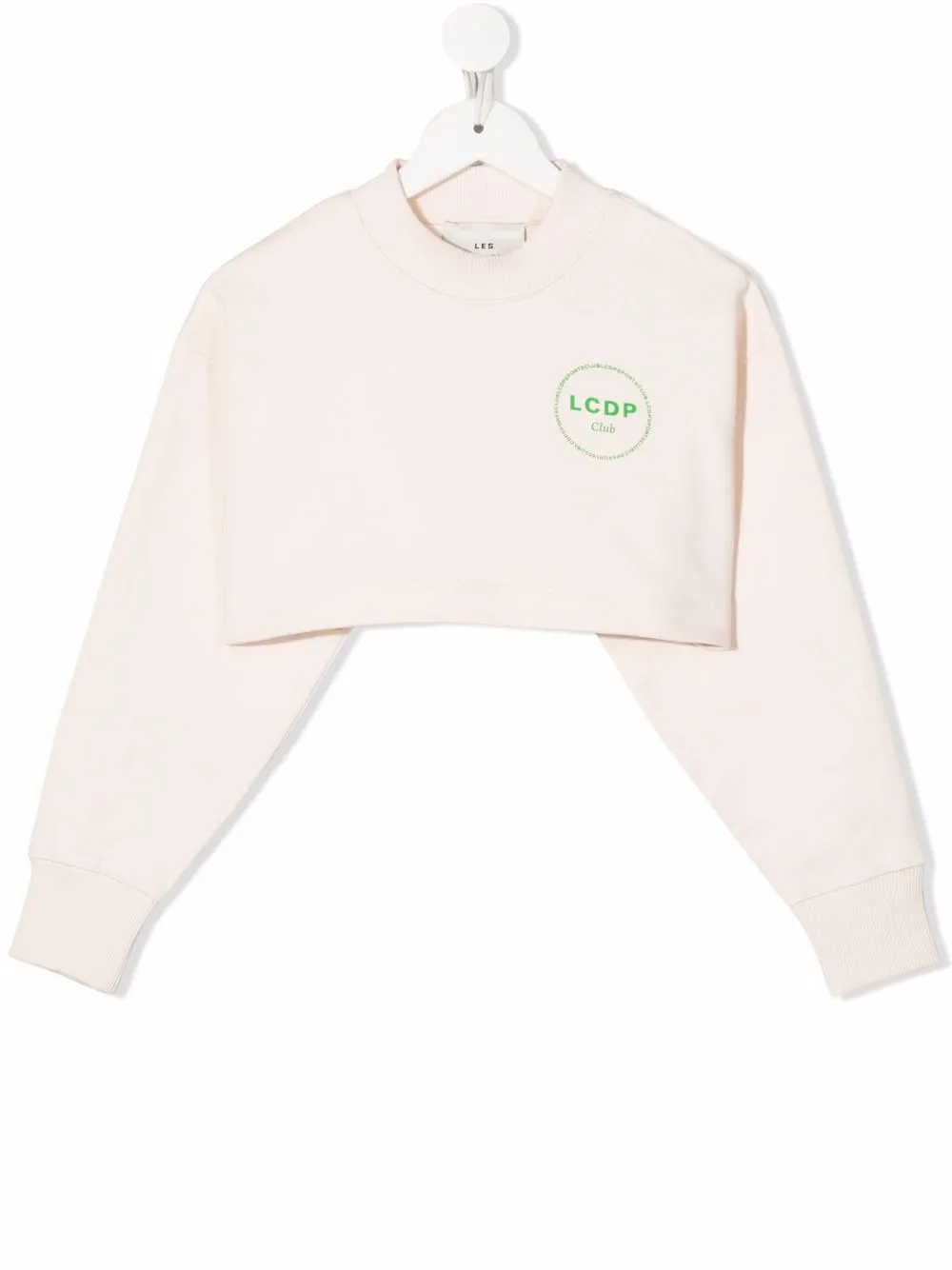 

Les Coyotes De Paris LCDP Club cropped sweatshirt - Neutrals