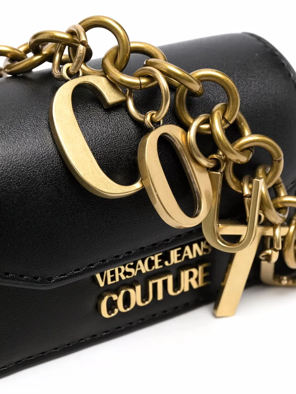 фото Versace jeans couture мини-сумка с логотипом