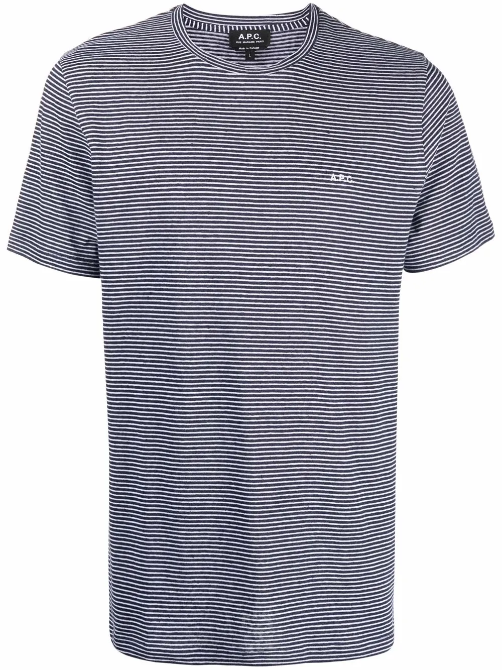 

A.P.C. striped crew neck T-shirt - Blue