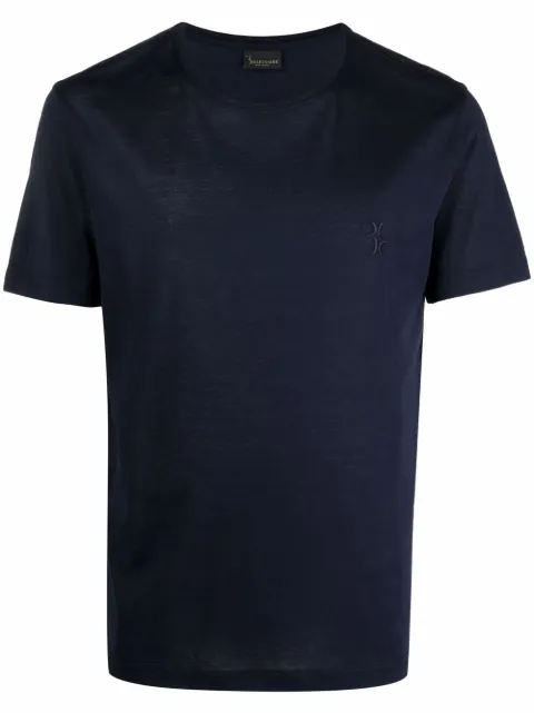 Billionaire embroidered-logo T-shirt