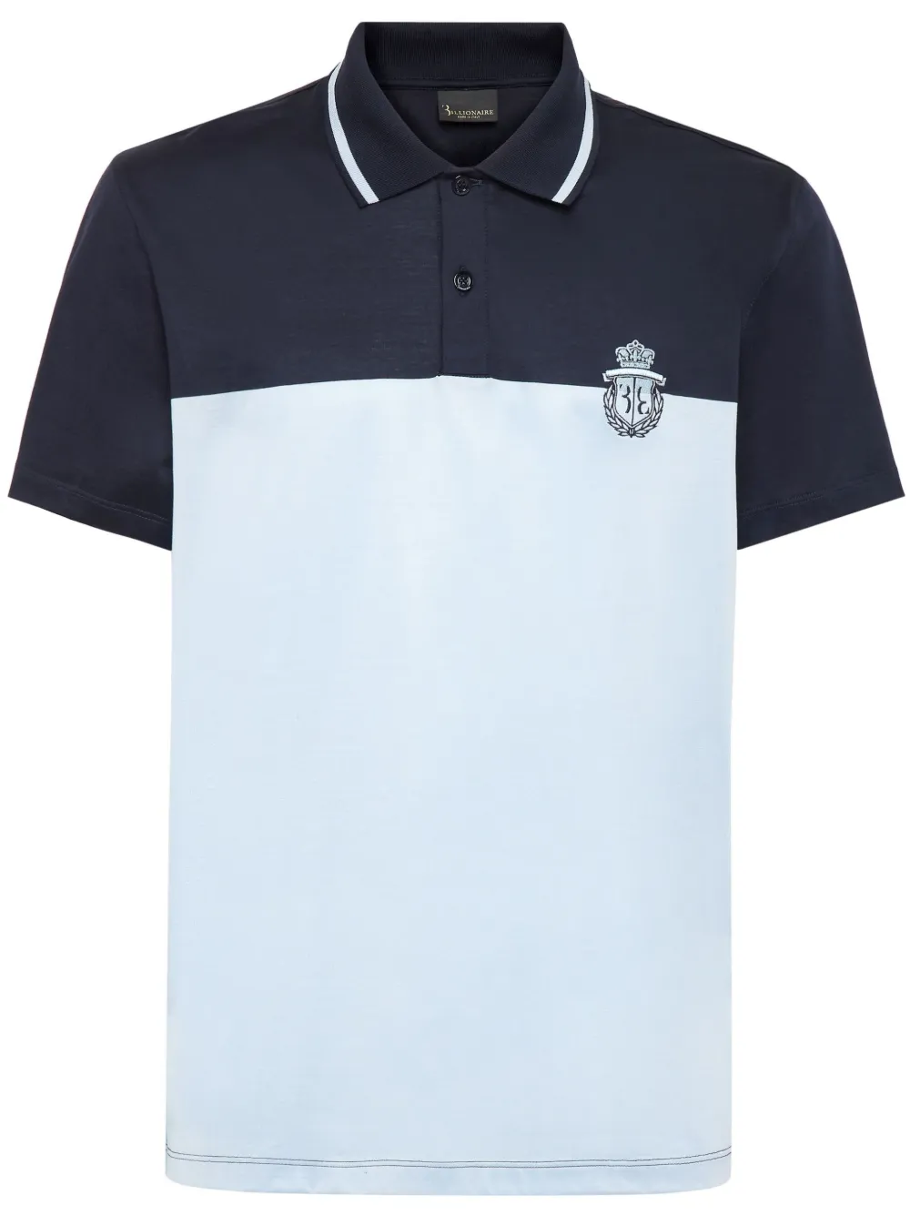 Billionaire T-shirt con ricamo | blu | Image 1