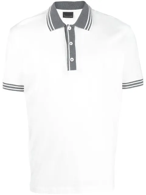 Billionaire logo-jacquard polo shirt