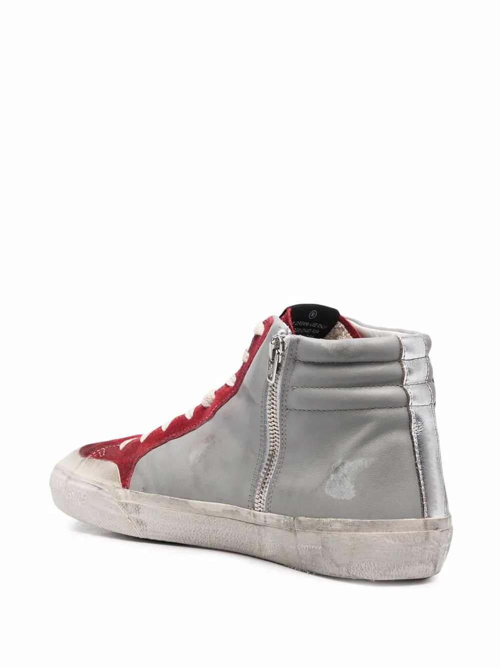 Slide high-top sneakers