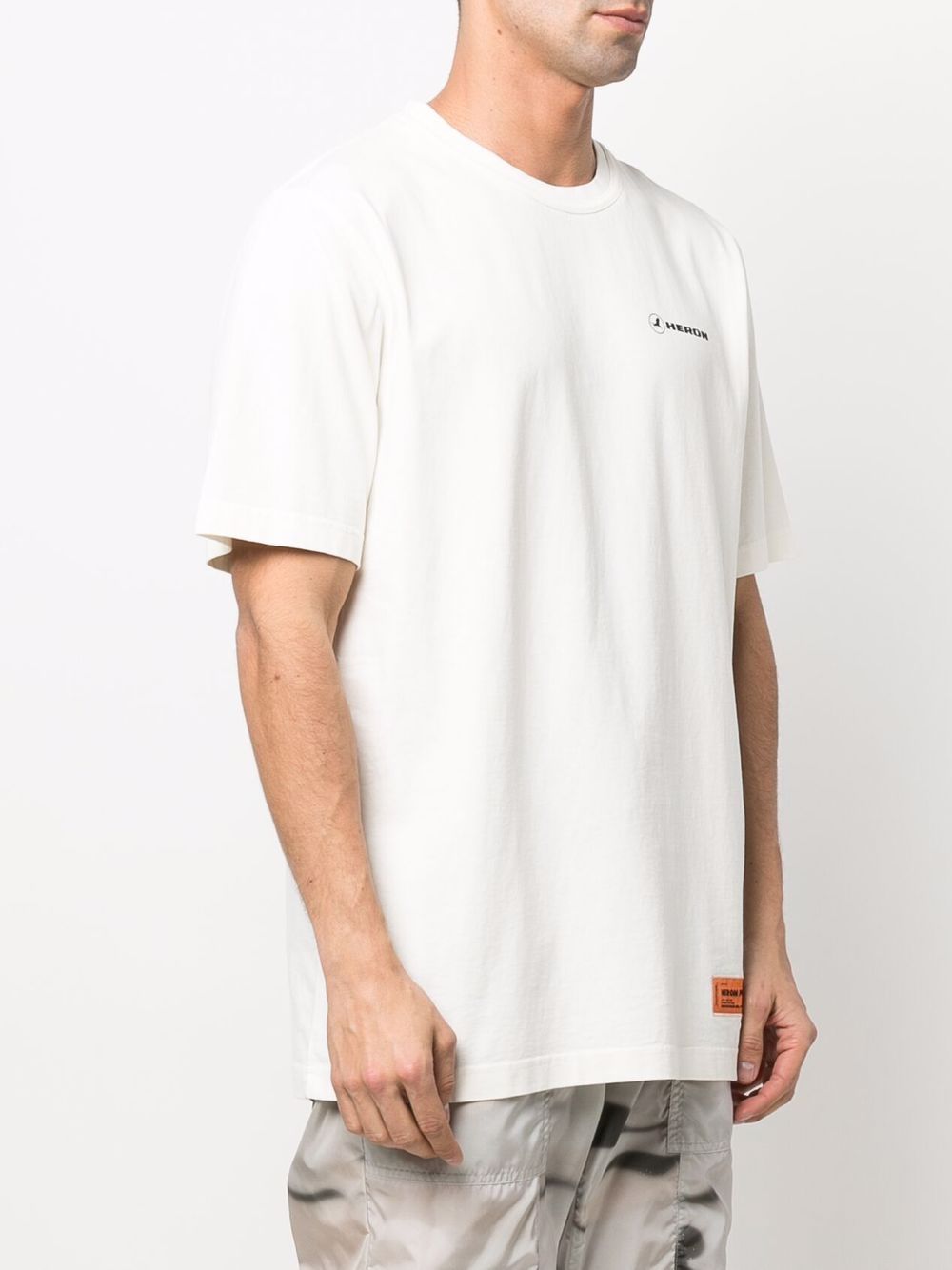 фото Heron preston slogan-print cotton t-shirt