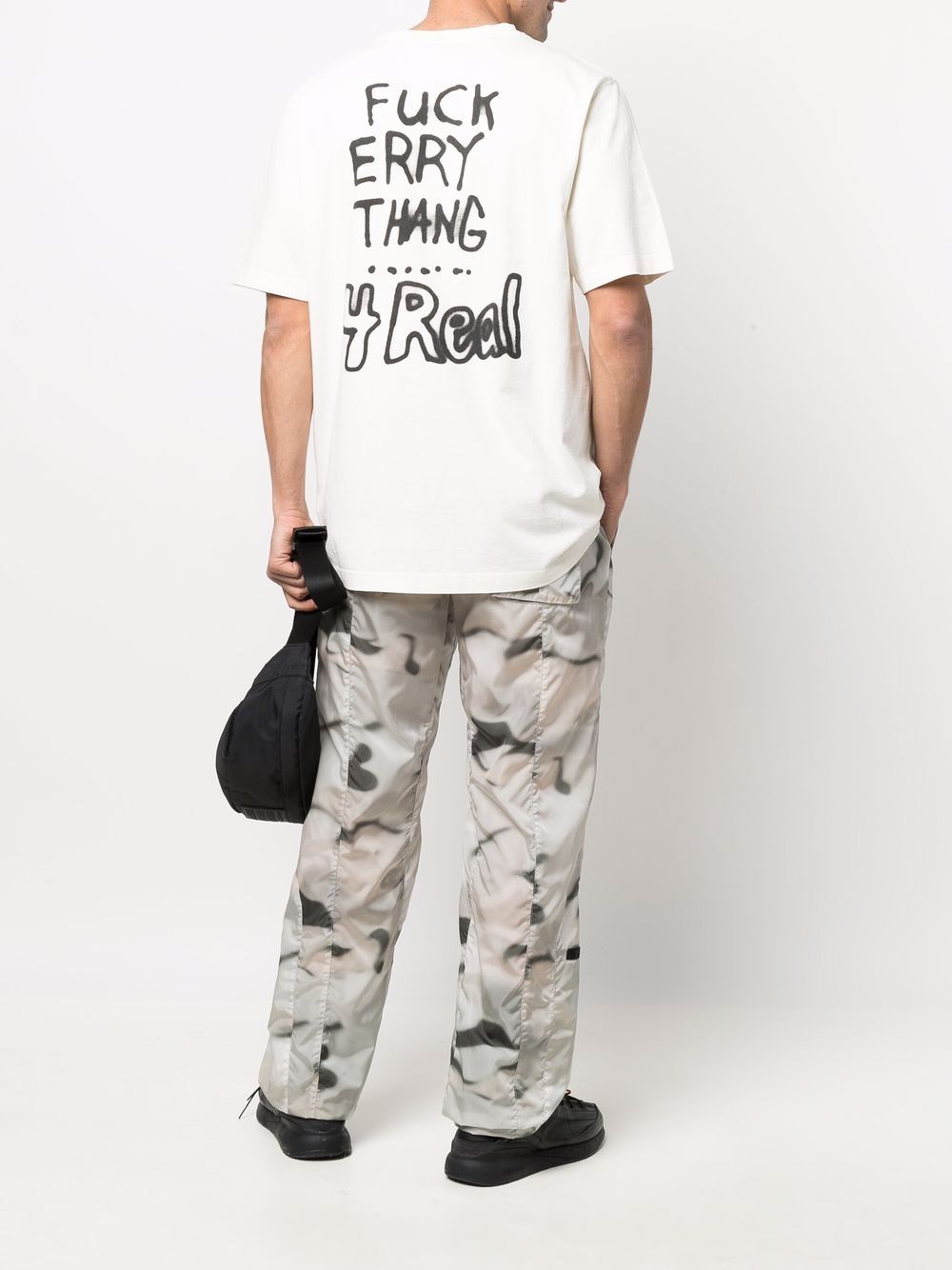 фото Heron preston slogan-print cotton t-shirt