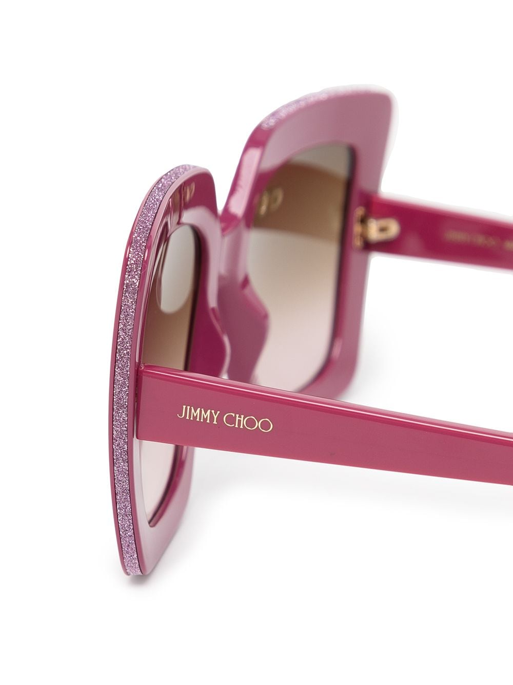 фото Jimmy choo eyewear солнцезащитные очки auri в квадратной оправе