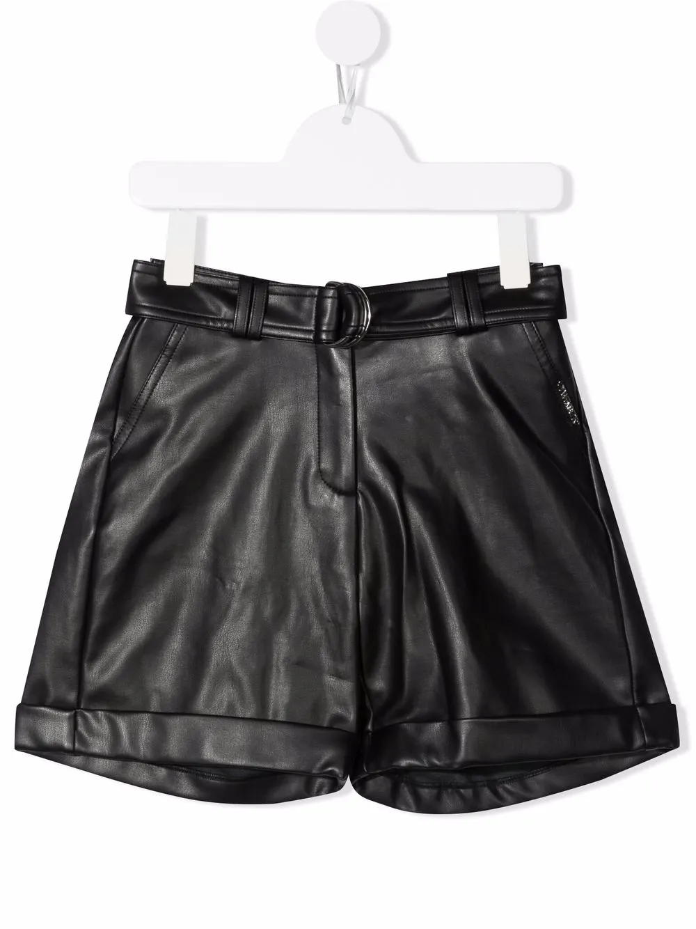 фото Twinset kids шорты из искусственной кожи