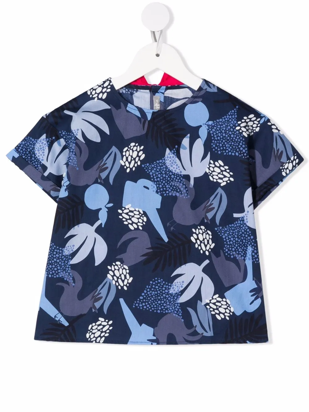 

Il Gufo camisa estampada manga corta - Azul