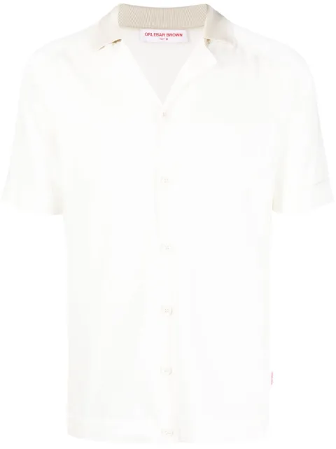 Orlebar Brown chemise en maille fine