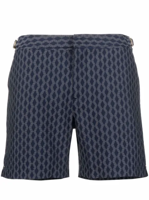 Orlebar Brown graphic-print swim-shorts
