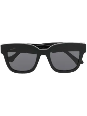 Gucci Eyewear ダブルG サングラス | ブラック | FARFETCH JP