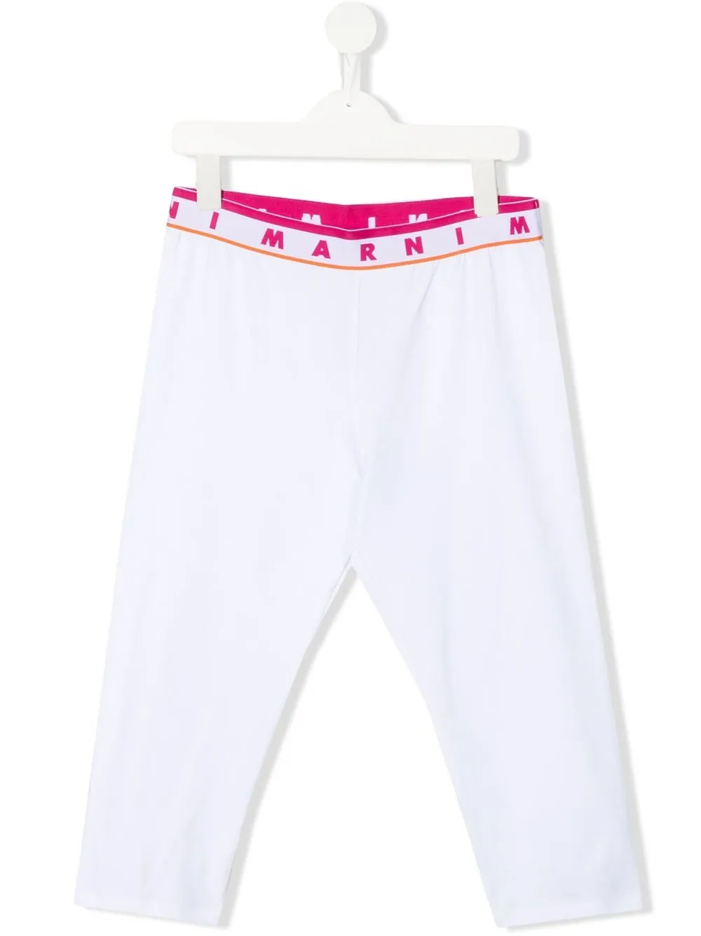 

Marni Kids leggins con logo en la pretina - Blanco