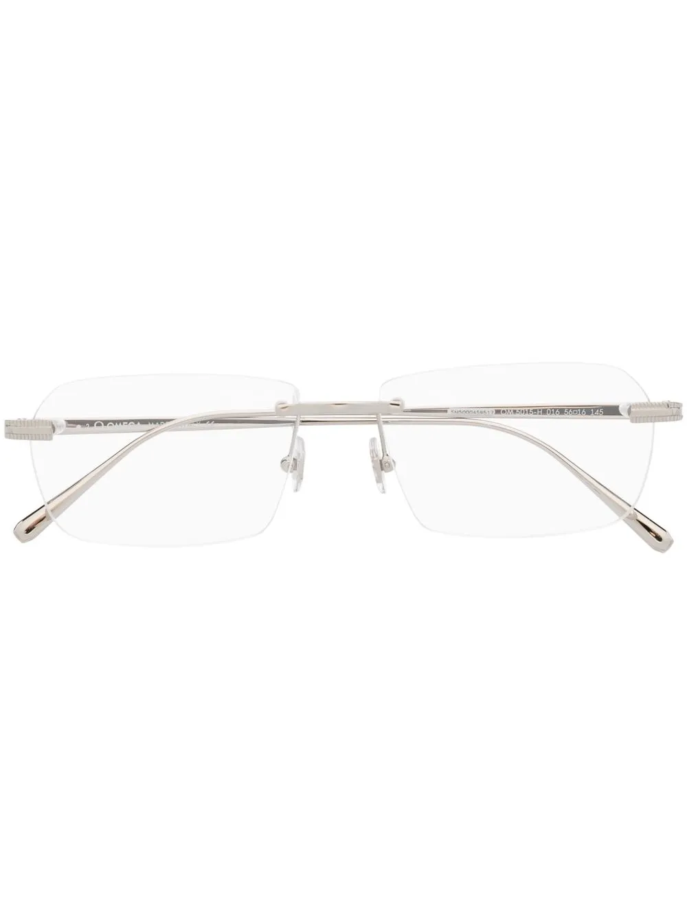 rimless glasses
