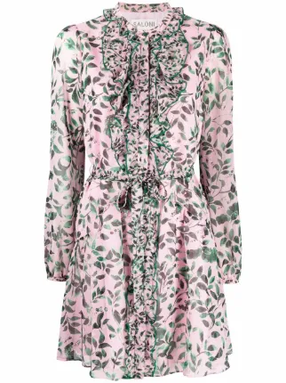 saloni tilly ruffle dress