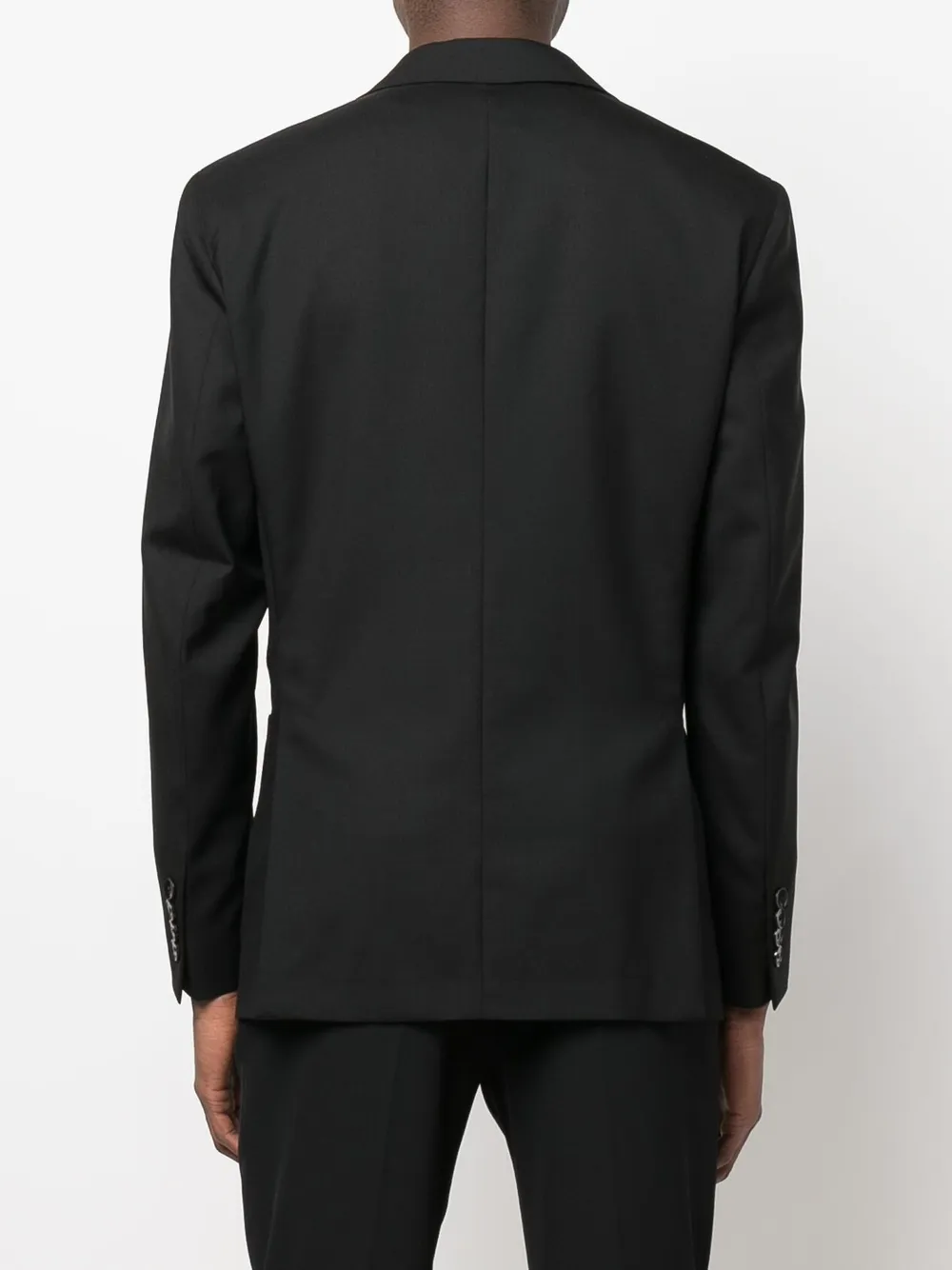 Billionaire Logo-embroidered Tailored Blazer In Black