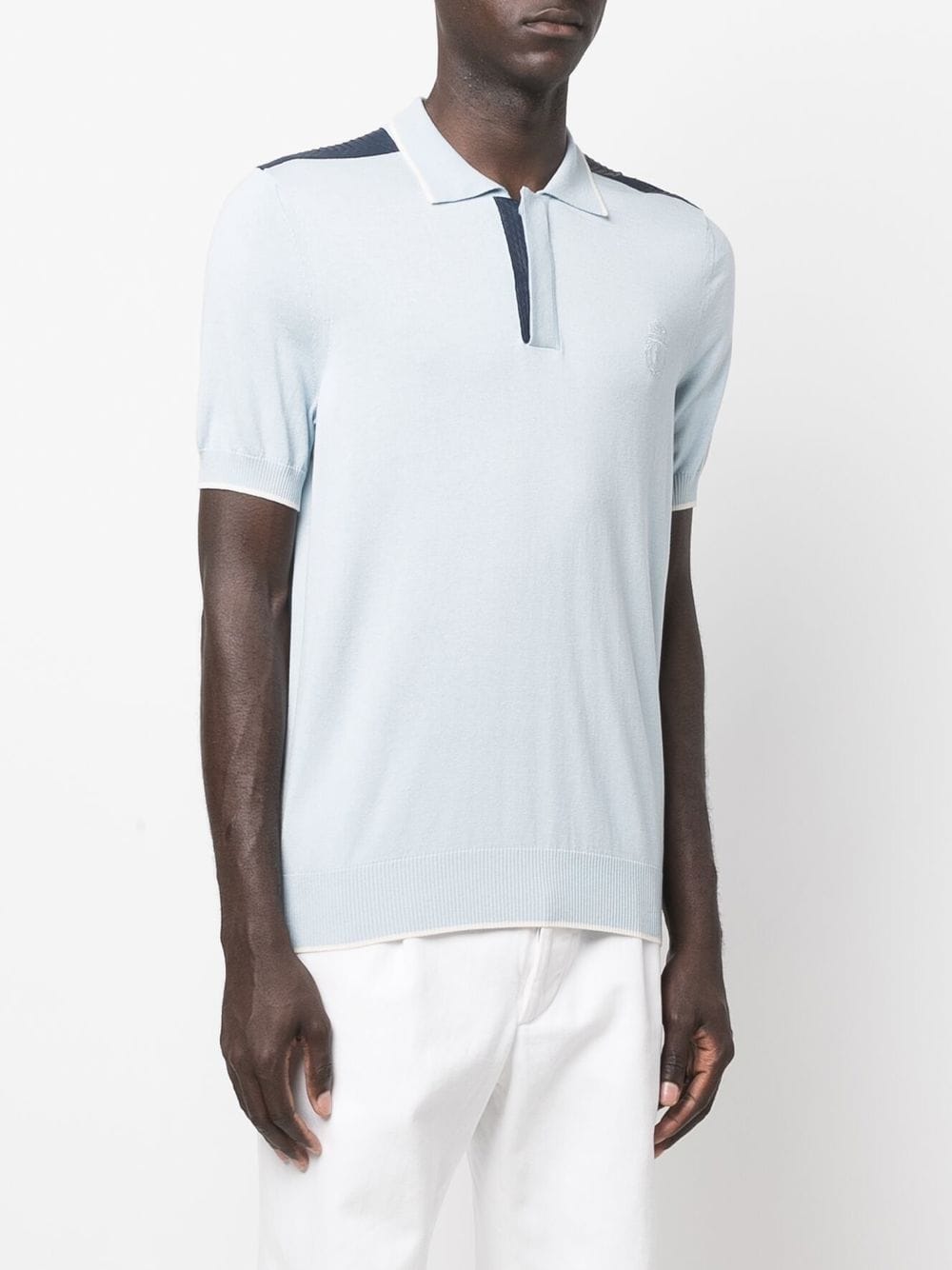 Billionaire two-tone polo-shirt - Farfetch