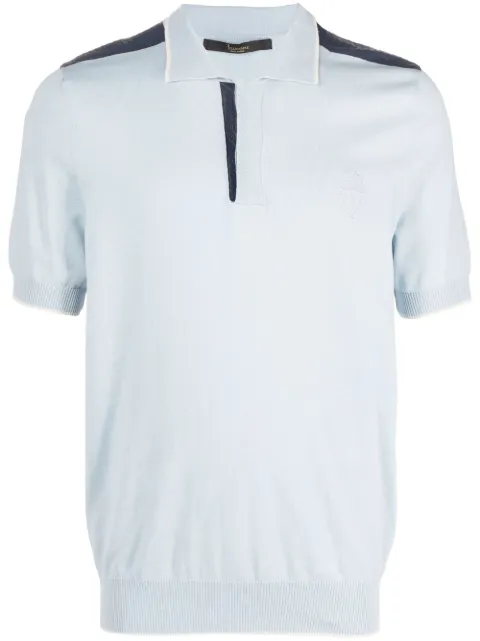 Billionaire playera tipo polo con diseño de dos tonos