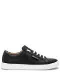 Billionaire low-top leather sneakers - Black