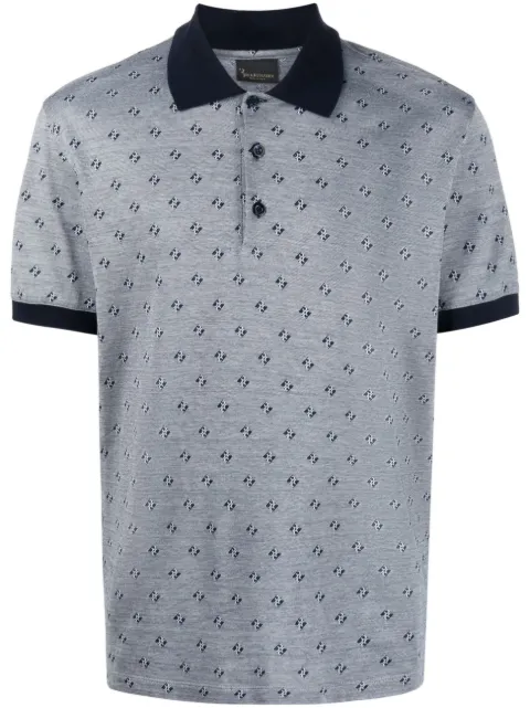 Billionaire logo-embroidered polo shirt