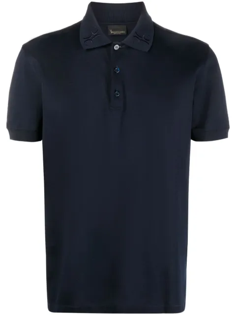 Billionaire logo-embroidered polo shirt