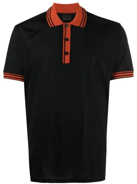 Billionaire logo-embroidered cotton polo shirt