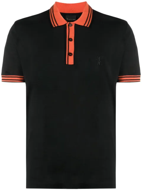 Billionaire playera tipo polo con logo bordado