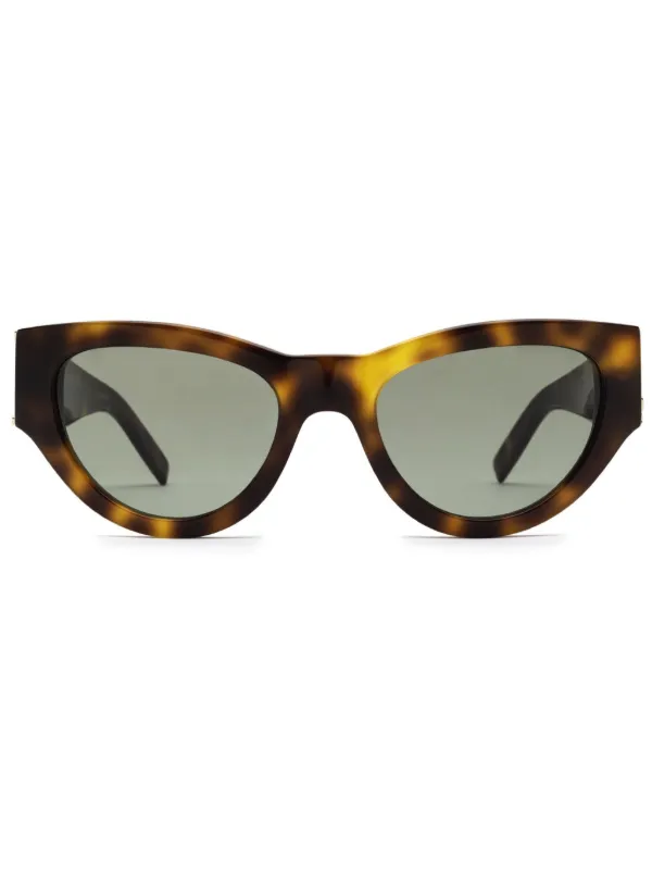 Hotsell Vintage YSL Yves Saint Laurent Brown Tortoise Cat eye sunglasses 8707-8 Preowned