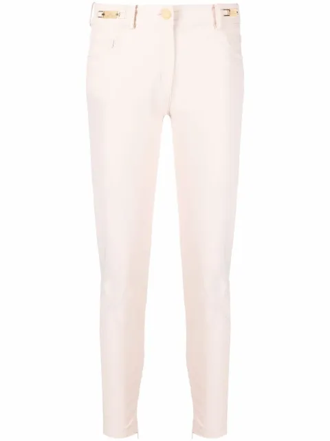 Elisabetta Franchi pantalon à plaque logo