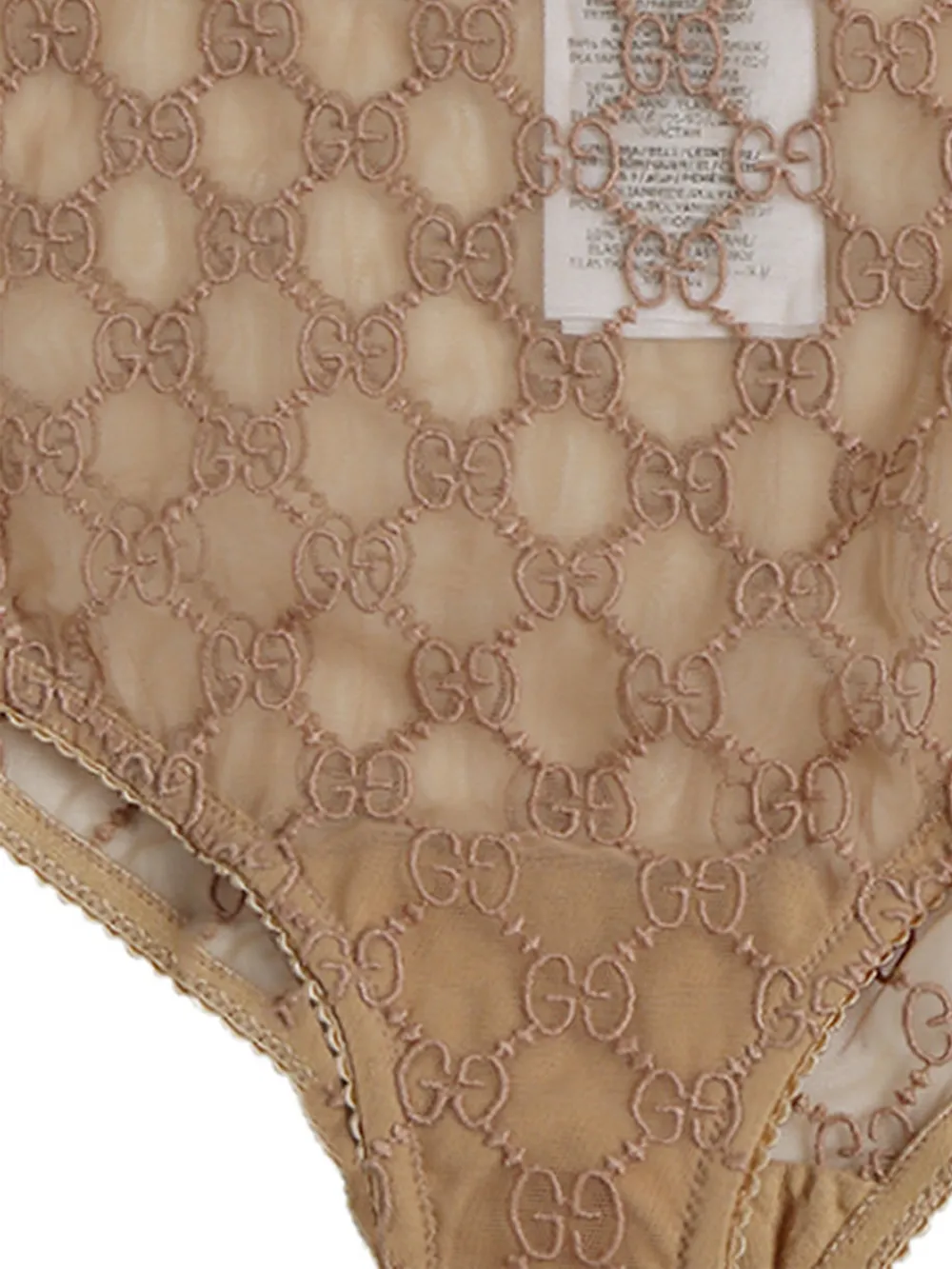 Gucci Calzones Con Bordado GG Marron FARFETCH CO