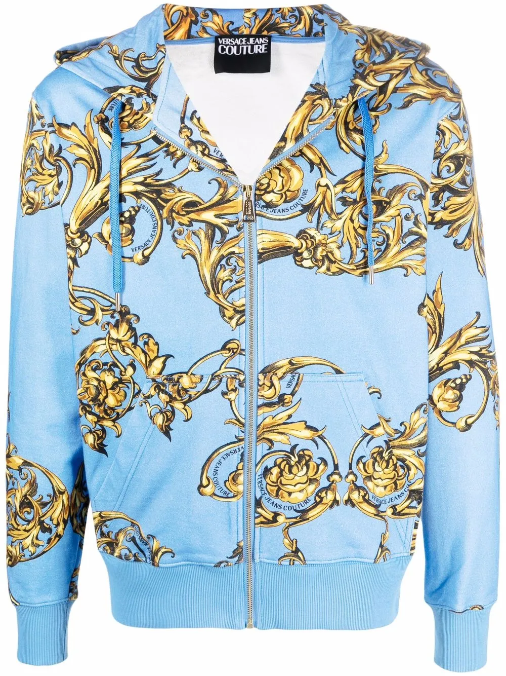 

Versace Jeans Couture sudadera con capucha Regalia Baroque - Azul