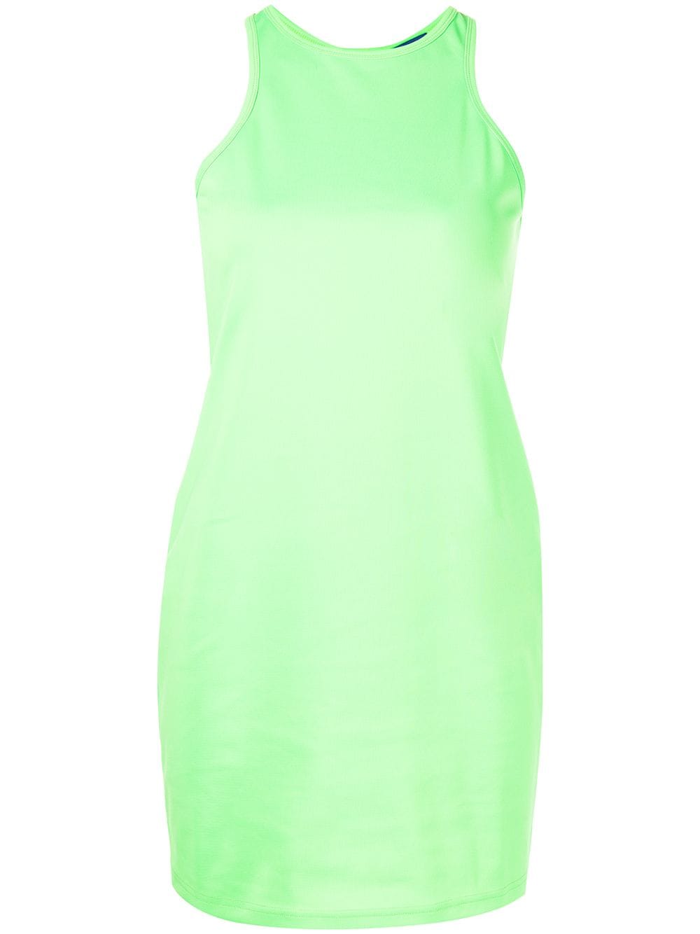 Lhd Hockney sleeveless backless mini dress