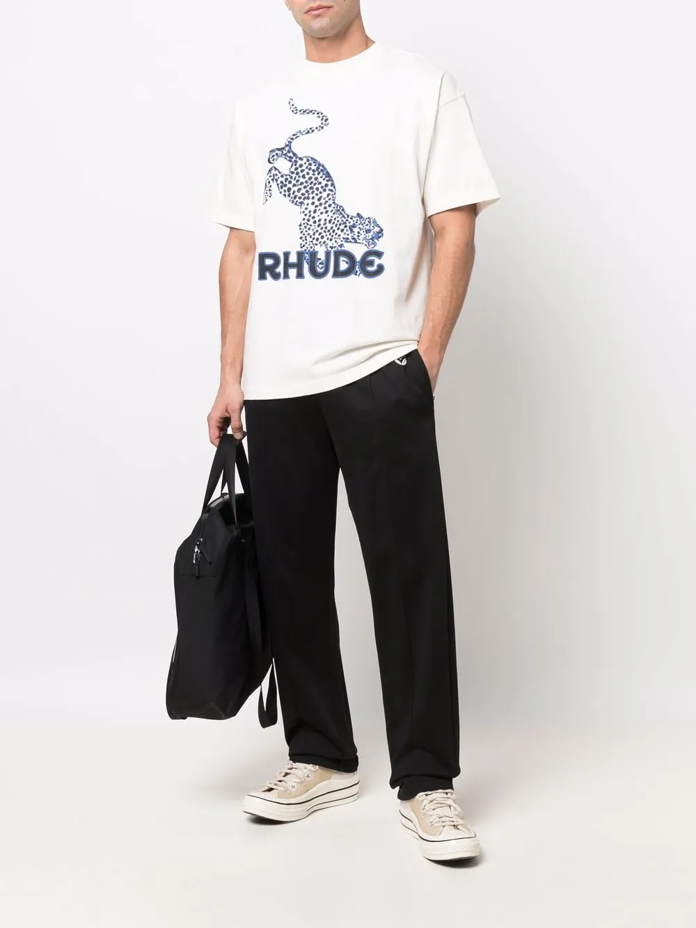 фото Rhude футболка с логотипом