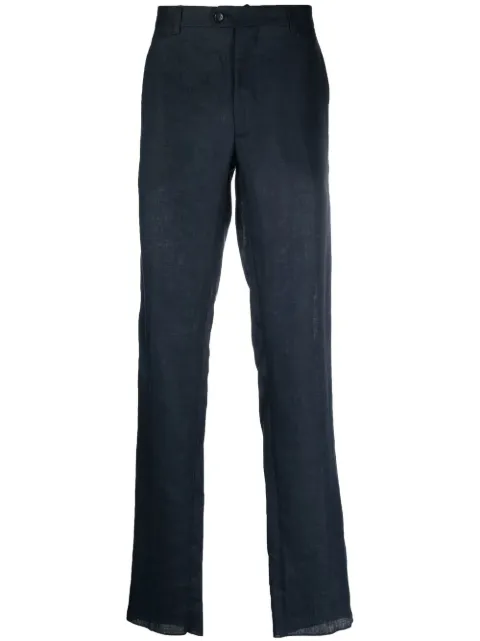 Billionaire linen tailored trousers