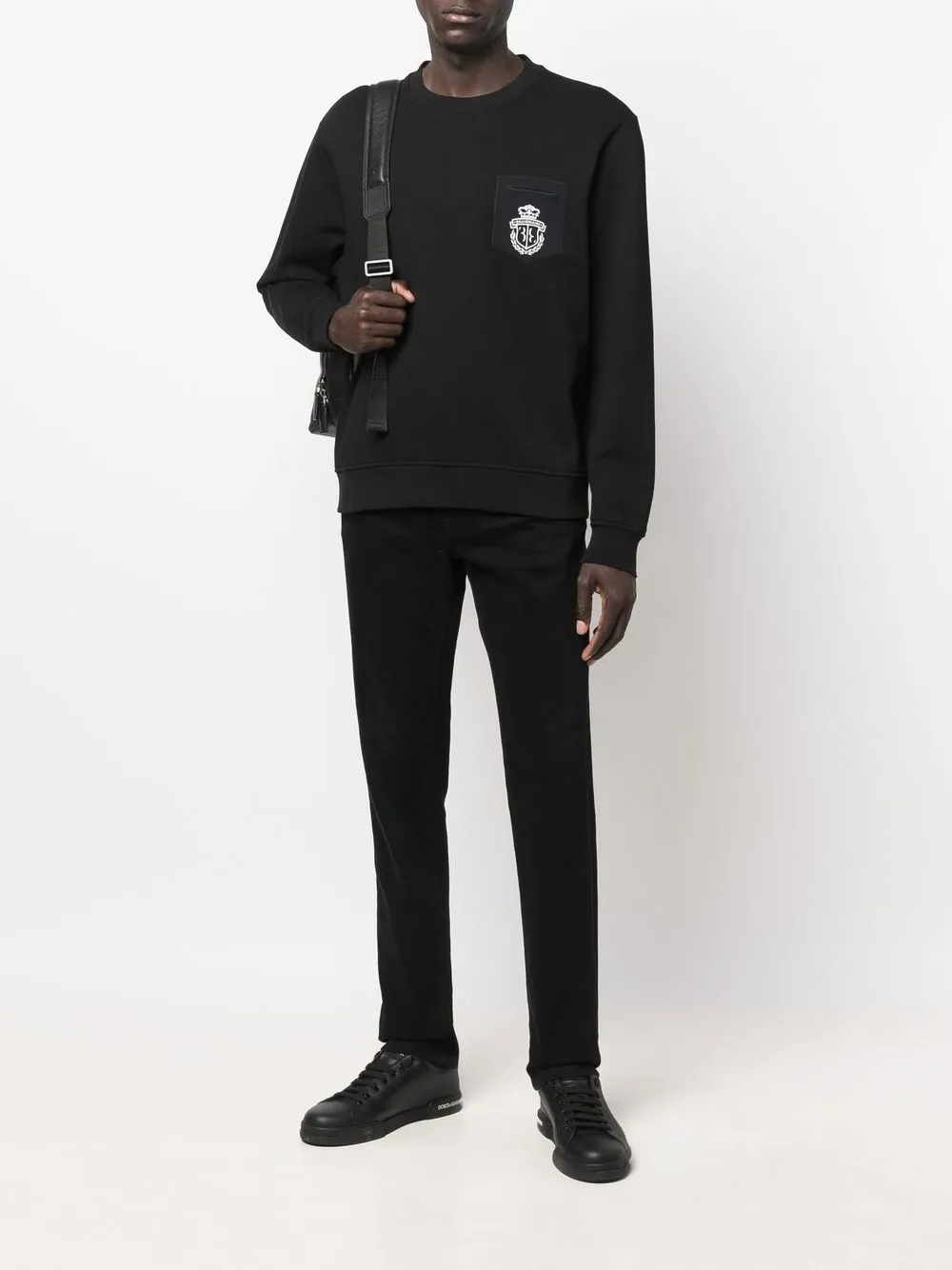 Billionaire Sweater met logo - Zwart